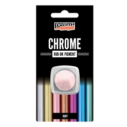 Pigment Rub-on pigment chrome effect 0,5 g rubint PENTART