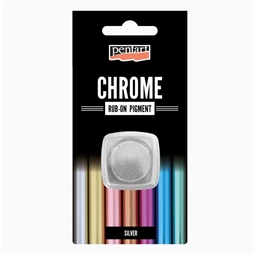 Pigment Rub-on pigment chrome effect 0,5 g silver PENTART