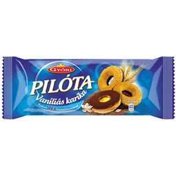 Pilóta vaníliás karika, tejcsokoládés, 150 g