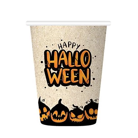 Pohár, papír, 210 ml, Halloween