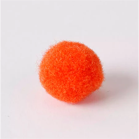 Pompon 10mm, sötétnarancs 100db/csomag