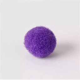 Pompon 20mm, sötétlila, 100db/csomag