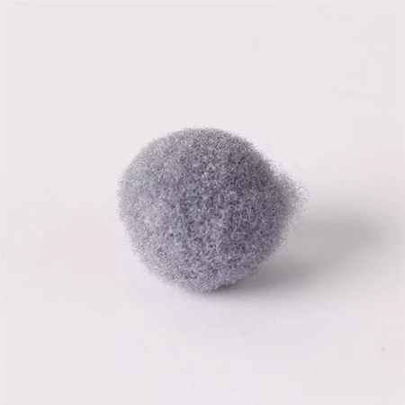 Pompon 20mm, sötétszürke, 100db/csomag