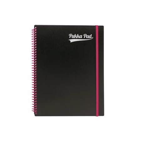 Spirálfüzet  A4+ PUKKA PAD Neon notepad 100 lap, vonalas