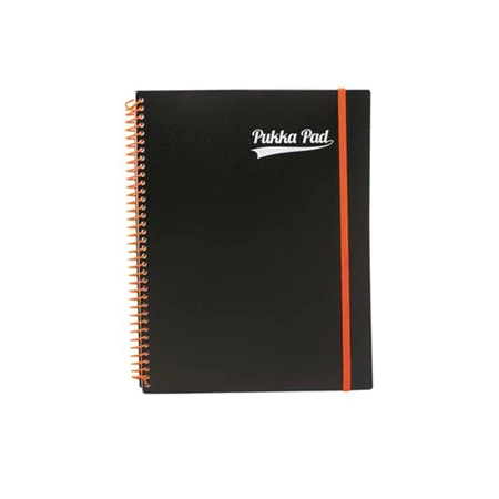 Spirálfüzet  A4+ PUKKA PAD Neon notepad 100 lap, vonalas