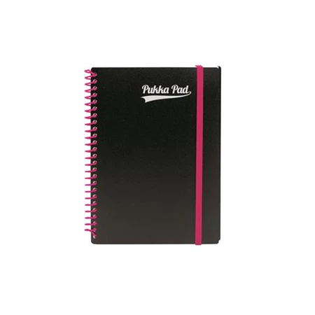 Spirálfüzet A/5 PUKKA PAD Neon notepad 100 lap, vonalas