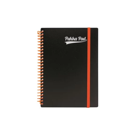 Spirálfüzet A/5 PUKKA PAD Neon notepad 100 lap, vonalas