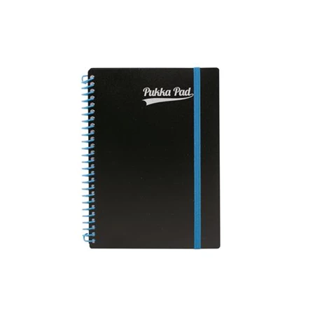 Spirálfüzet A/5 PUKKA PAD Neon notepad 100 lap, vonalas