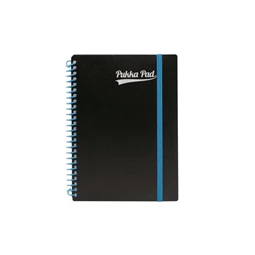 Spirálfüzet A/5 PUKKA PAD Neon notepad 100 lap, vonalas