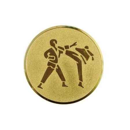 Sport érembetét 25mm karate 2 arany