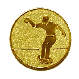 Sport érembetét 25mm petanque arany