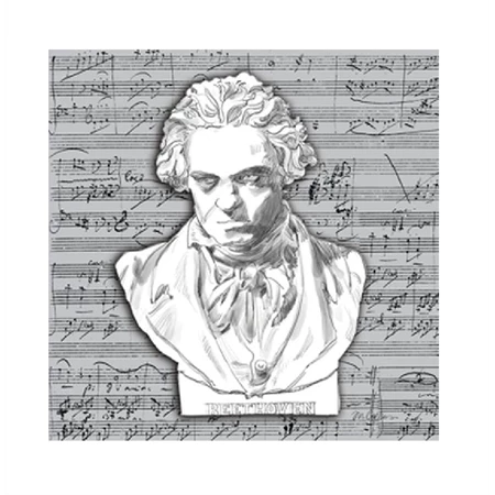 Szalvéta 1db 33x33cm Beethoven