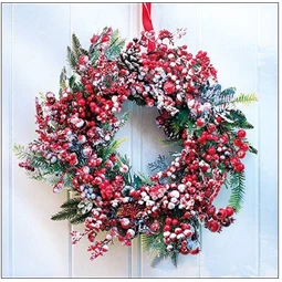 Szalvéta 1db 33x33cm Frozen Wreath, Fagyott koszorú