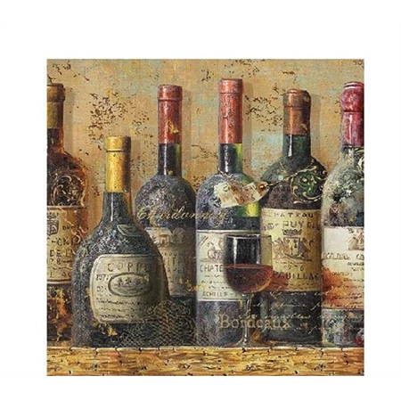 Szalvéta 25x25cm 20db/csomag Best Wines, Legjobb borok