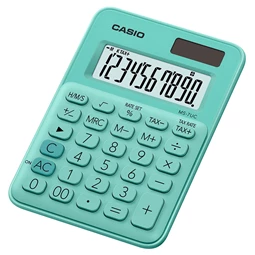 Számológép CASIO MS-7 UC 10 számjegyű zöld