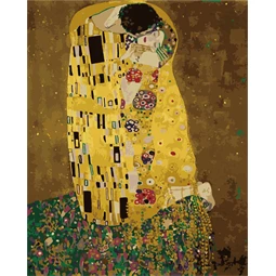 Számozott kifestő Brushme 40x50cm Klimt Kiss