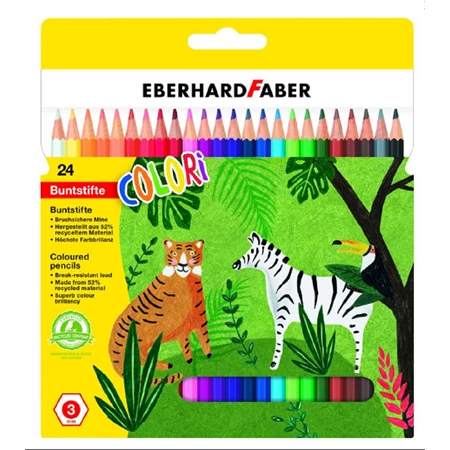 Színes ceruza készlet 24db-os Eberhard Faber 514824 COLORI