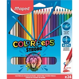 Színes ceruza készlet 24db-os MAPED Color`Peps Strong háromszögletű test