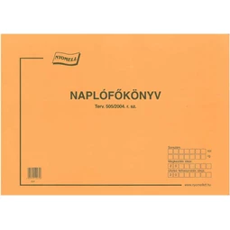 TERV 505 Naplófőkönyv