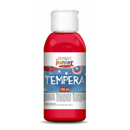 Tempera 100ml PENTART Junior piros