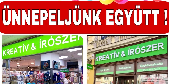 Ünnepelj velünk üzleteinkben